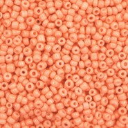 Glas rocailles kralen 11/0 (2mm) Coral orange